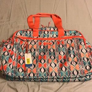 COPY - Vera Bradley Lighten Up Weekender Travel B…